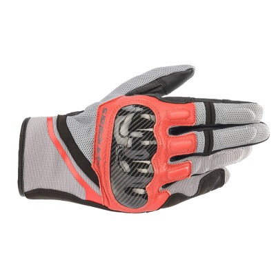 ALPINESTARS CHROME GREY RED GLOVES