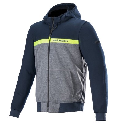 ALPINESTARS CHROME STREET HOODIE NAVY MELANGE JACKETS