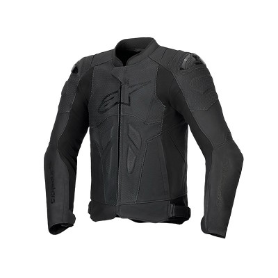 ALPINESTARS DUSK AIRFLOW LEATHER BLACK JACKET