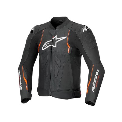 ALPINESTARS DUSK AIRFLOW LEATHER RED JACKET