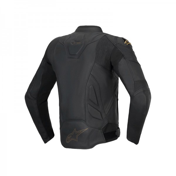 ALPINESTARS DUSK LEATHER BLACK LASER JACKET