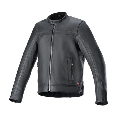 ALPINESTARS DYNO LEATHER BLACK JACKET