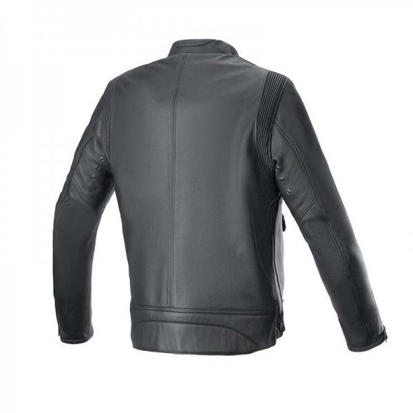 ALPINESTARS DYNO LEATHER BLACK RED JACKET