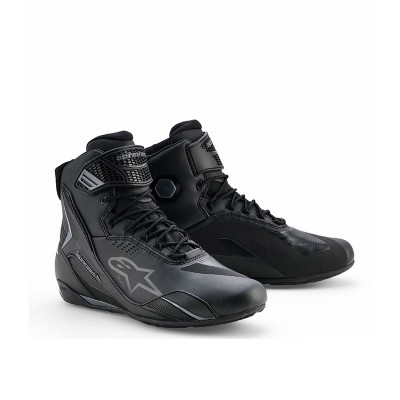 ALPINESTARS FASTER-4 DRYSTAR BLACK GREY SHOES