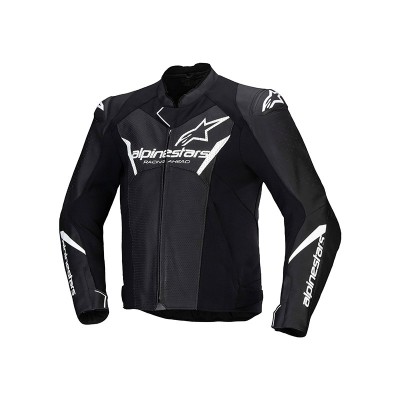 ALPINESTARS FASTER V3 AIRFLOW LEATHER WHITE JACKET