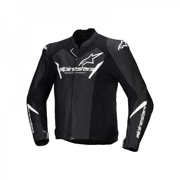 ALPINESTARS FASTER V3 AIRFLOW LEATHER WHITE JACKET