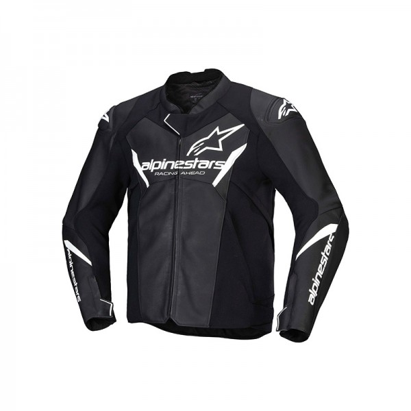 ALPINESTARS FASTER V3 LEATHER WHITE JACKET