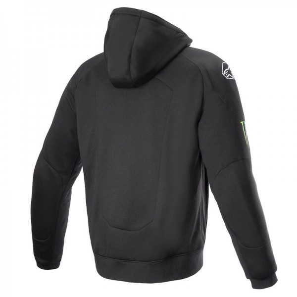 ALPINESTARS FQ20 CHROME IGNITION MONSTER BLACK HOODIE JACKET