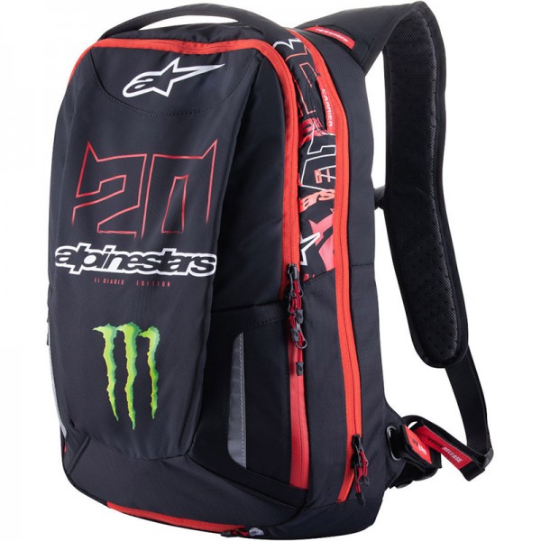 ALPINESTARS FQ20 CITY HUNTER BLACK RED BACKPACK