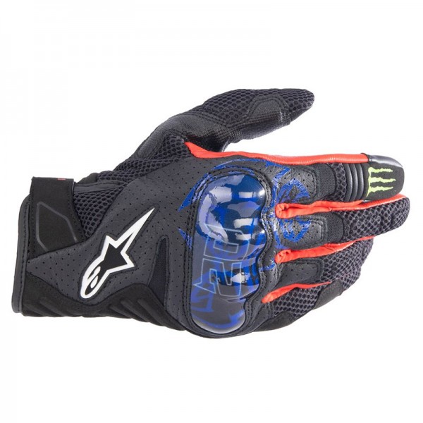 ALPINESTARS FQ20 SMX-1 AIR V2 MONSTER BLUE GLOVES