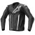 ALPINESTARS FUSION LEATHER BLACK WHITE JACKET