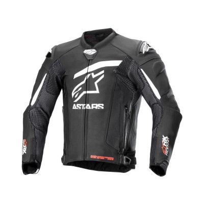 ALPINESTARS GP PLUS R V4 RIDEKNIT BLACK WHITE JACKET