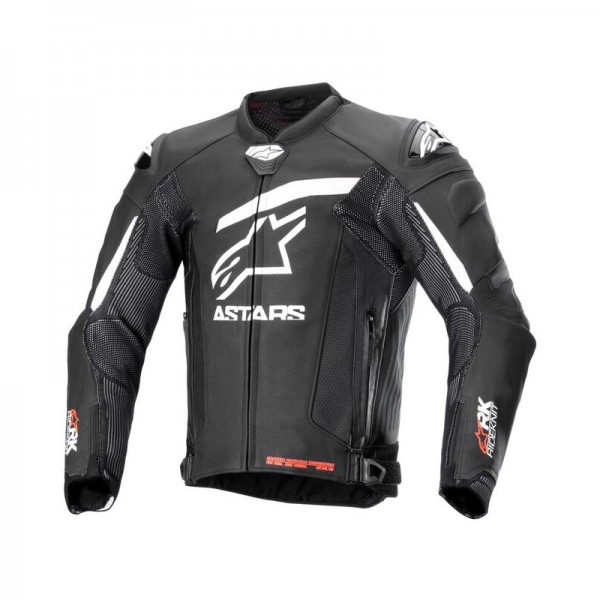 ALPINESTARS GP PLUS R V4 RIDEKNIT BLACK WHITE JACKET