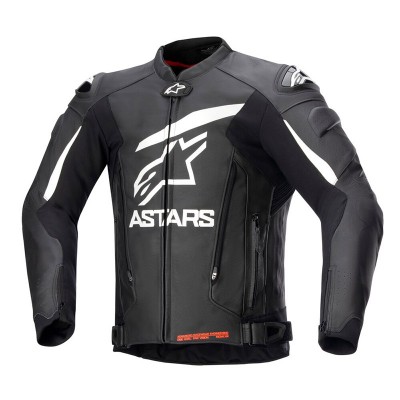 ALPINESTARS GP PLUS V4 LEATHER WHITE JACKET