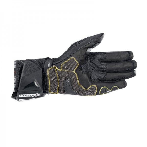 ALPINESTARS GP TECH V2 BLACK WHITE GLOVES