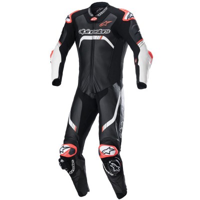 ALPINESTARS GP TECH V4 BLACK WHITE RACING SUITS