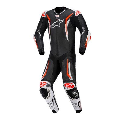 ALPINESTARS GP TECH V5 BLACK WHITE RED SUIT