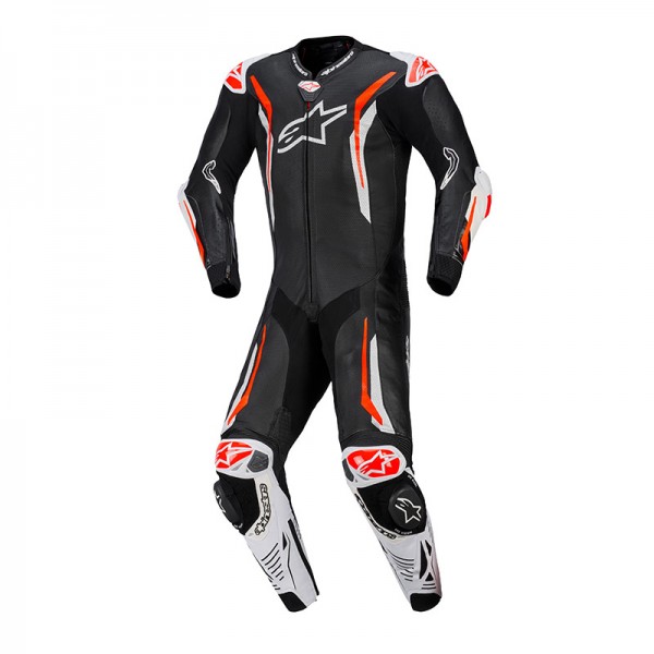 ALPINESTARS GP TECH V5 BLACK WHITE RED SUIT