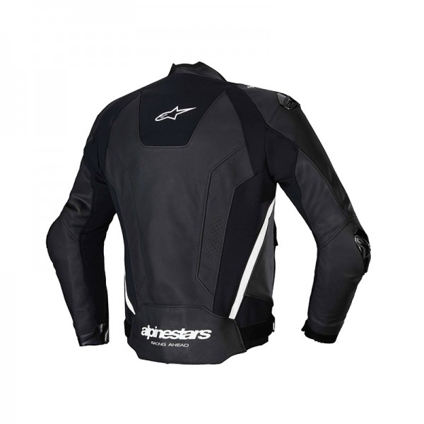 ALPINESTARS MISSILE V3 LEATHER BLACK WHITE JACKET