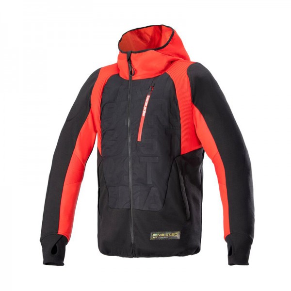 ALPINESTARS MO.ST.EQ HYBRID HOODED RED JACKET