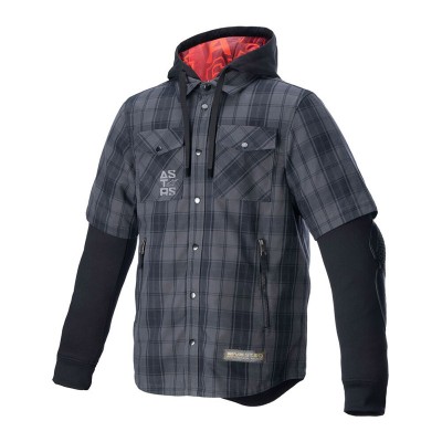 ALPINESTARS MO.ST.EQ TARTAN BLACK JACKET