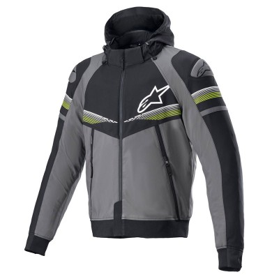 ALPINESTARS SEKTOR V2 TECH HOODIE GREY BLACK JACKET