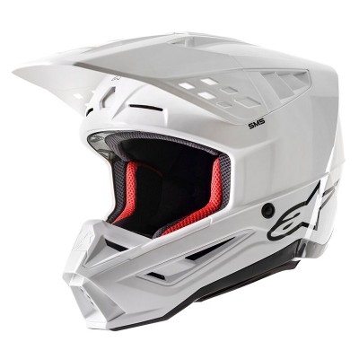ALPINESTARS SM5 2206 SOLID WHITE HELMET ALPINESTARS SM5 2206 SOLID WHITE HELMET
