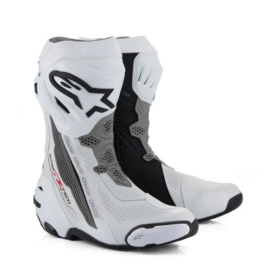 ALPINESTARS SUPERTECH R VENTED WHITE BOOTS