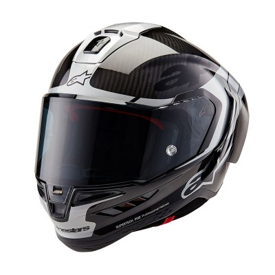 ALPINESTARS SUPERTECH R10 ELEMENT SILVER GLOSS HELMET