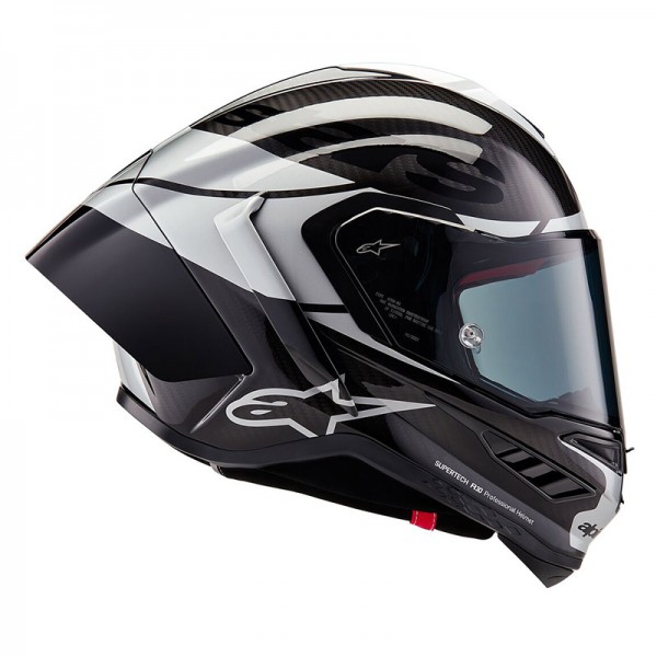 ALPINESTARS SUPERTECH R10 ELEMENT SILVER GLOSS HELMET