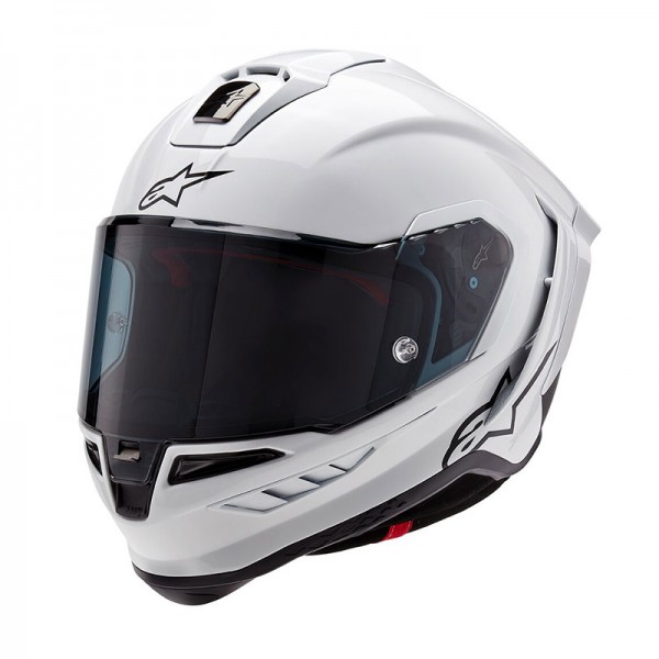 ALPINESTARS SUPERTECH R10 SOLID WHITE GLOSS HELMET