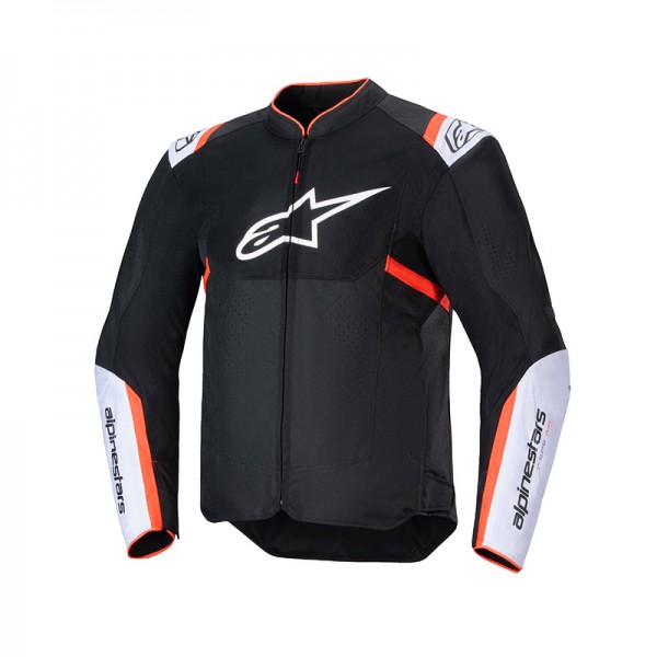 ALPINESTARS T-SPS AIR V2 WHITE RED FLUO JACKET