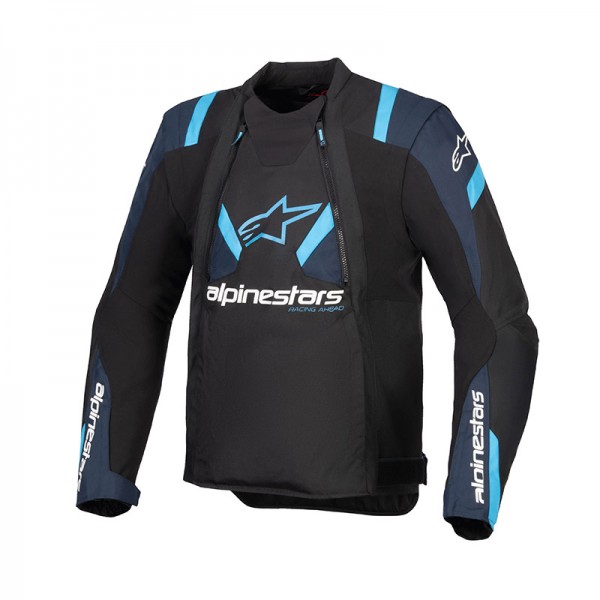 ALPINESTARS T-STUNT AIR BLACK BLUE JACKET