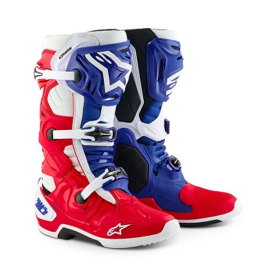 Alpinestars Tech 10 Fortitude Le Boots Red Blue