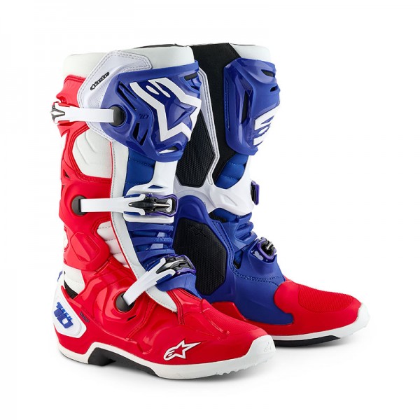 Alpinestars Tech 10 Fortitude Le Boots Red Blue