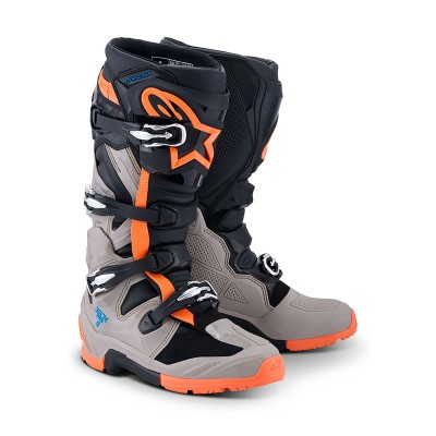 Alpinestars Tech 7 Enduro 26 Boots Grey Orange