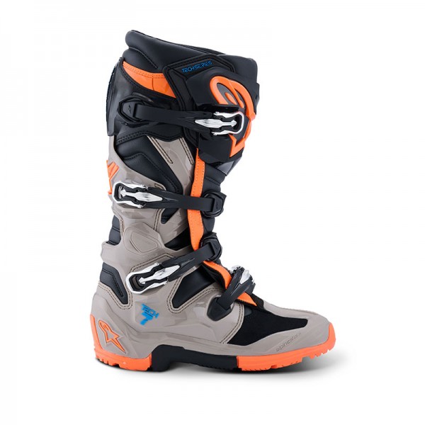Alpinestars Tech 7 Enduro 26 Boots Grey Orange
