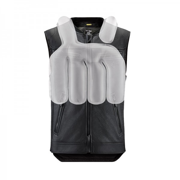 ALPINESTARS TECH AIR 3 V2 BLACK LEATHER AIRBAG