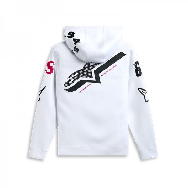ALPINESTARS VARIEGATE WHITE HOODIE
