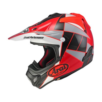 ARAI MX-V EVO PEAK RED HELMET
