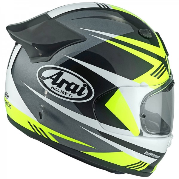 ARAI QUANTIC MARK YELLOW HELMET