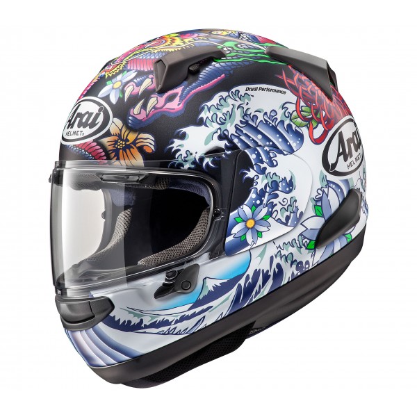 ARAI QUANTUM-X ORIENTAL BLACK FROST HELMET 