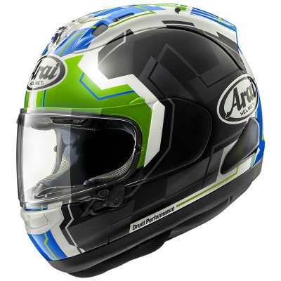 ARAI RX-7V EVO REA 65 GREEN HELMET