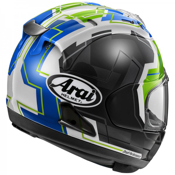 ARAI RX-7V EVO REA 65 GREEN HELMET