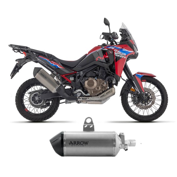 ARROW RACING SONORA TITANIUM TAIL PIPE CARBY FOR HONDA AFRICA TWIN CRF 1100 L 2024 PART # 72012SK