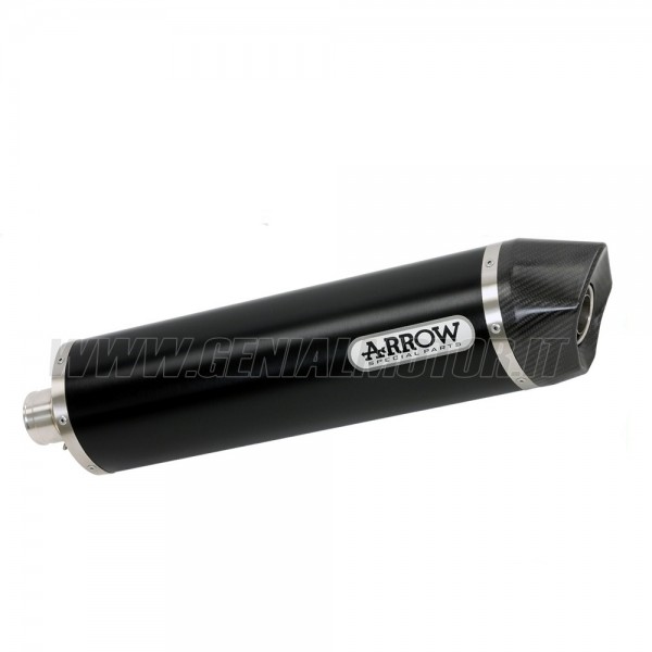 ARROW MAXI RACE-TECH CARBON APPROVED BLACK ALUMINUM EXHAUST FOR HONDA CRF 1100 L AFRICA TWIN 2020 -2025 PART # 72625AKN