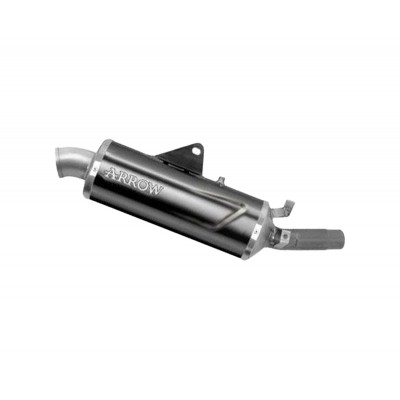 ARROW APPROVED INDY RACE EVO BLACK ALUMINUM SILENCER FOR DUCATI DESERT X 2022 PART # 72647AON