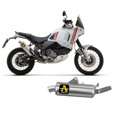 ARROW APPROVED INDY RACE TITANIUM SILENCER FOR DUCATI DESERT X 2022 PART # 72638PO