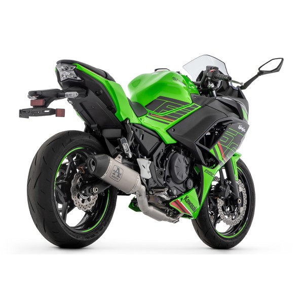 ARROW E5 VELOCE TITANIUM FULL SYSTEM EXHAUST FOR KAWASAKI NINJA 650 2024 PART # 71506VL