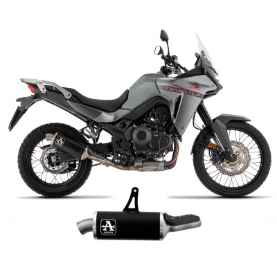ARROW INDY-RACE ALUMINUM DARK EXHAUST FOR HONDA XL750 TRANSALP 2023-2024 PART # 72641AON